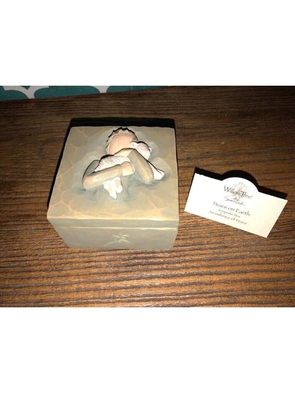 NIB Willow Tree Peace on Earth keepsake box
